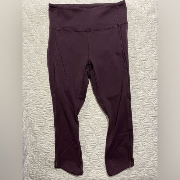 LULULEMON-Deep Breath Crop (21" )
Black Cherry - Picture 4 of 7